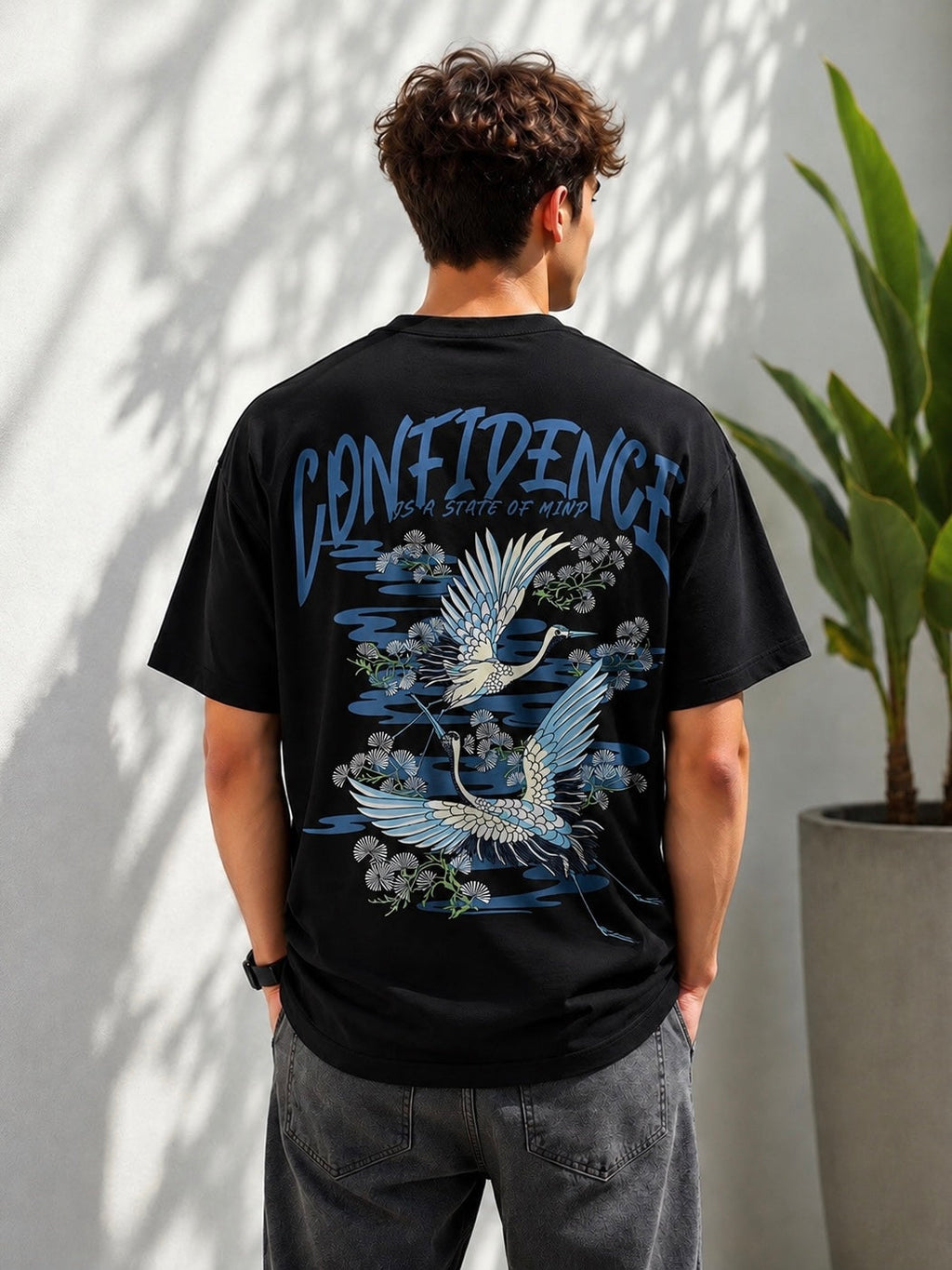 CONFIDENCE - OVERSIZED TEE – 200 GSM