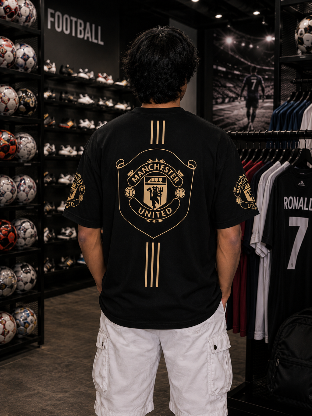 MANCHESTER UNITED – OVERSIZED TEE – 200 GSM