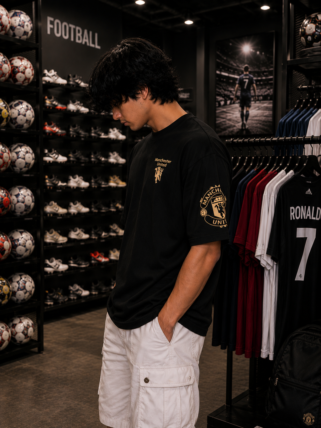 MANCHESTER UNITED – OVERSIZED TEE – 200 GSM