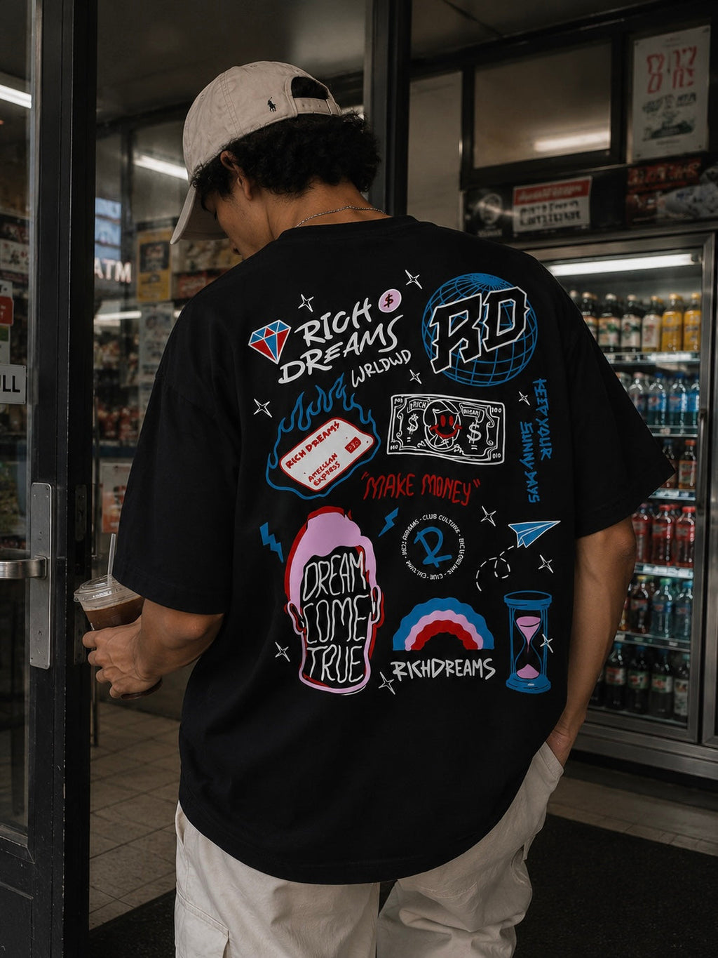 RICH DREAMS - OVERSIZED TEE – 200 GSM
